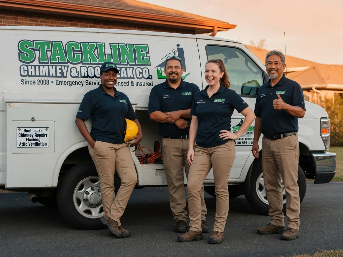 Chimney flashing repair company in Running Springs, CA